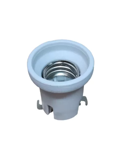 Vimar E40 Porzellanlampenfassung mit gerader Halterung Weiß 02187 Zubehör